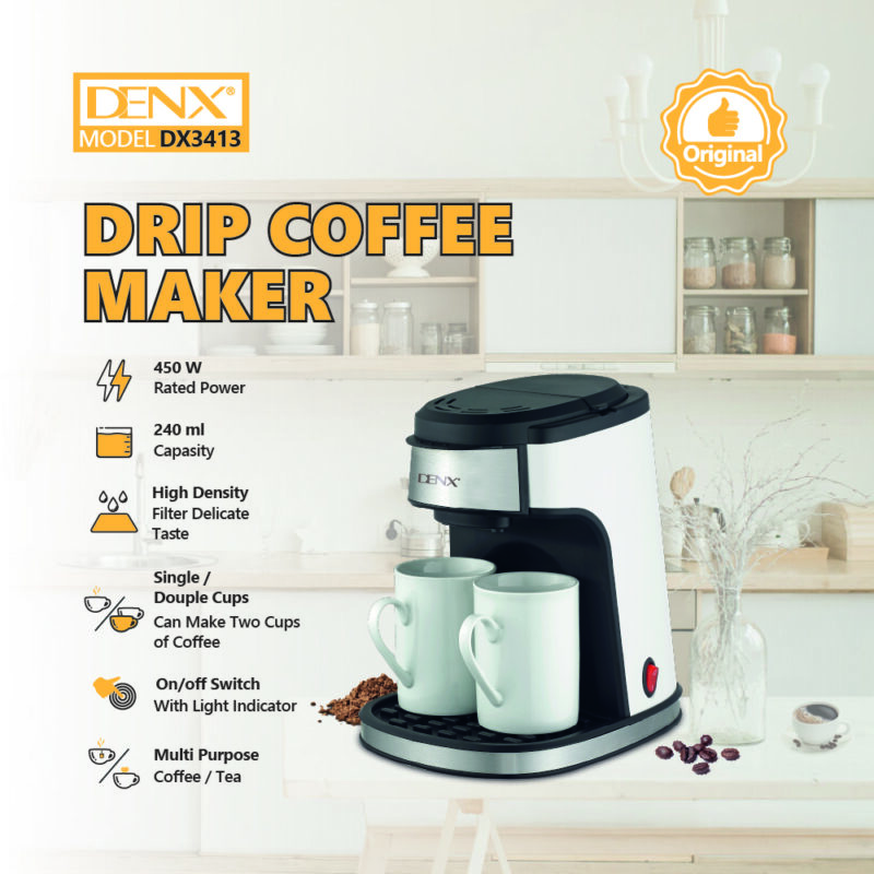 DX3413 - drip coffee maker