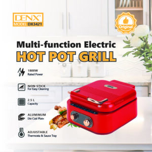 DX3421 - MULTI-FUNCTION ELECTRIC HOT POT GRILL