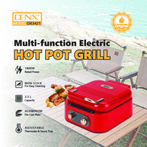 DX3421 - MULTI-FUNCTION ELECTRIC HOT POT GRILL