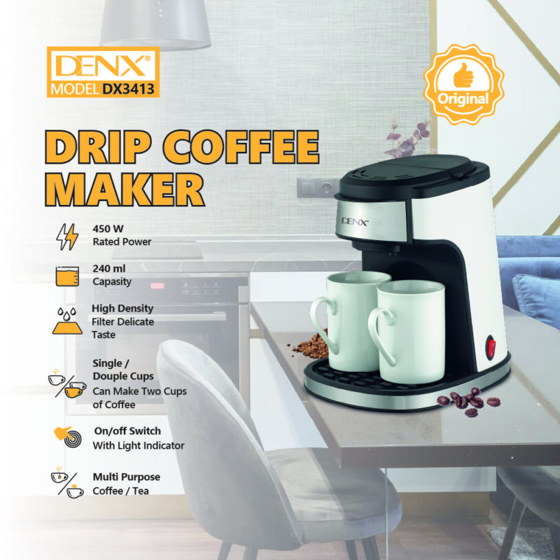 DX3413 - drip coffee maker
