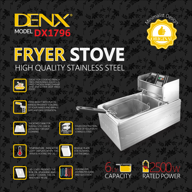 DX1796 - FRYER STOVE