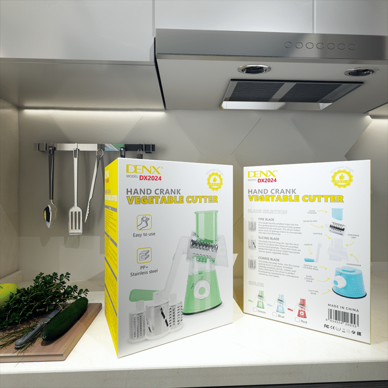 DX2024 - Hand-crank vegetable cutter