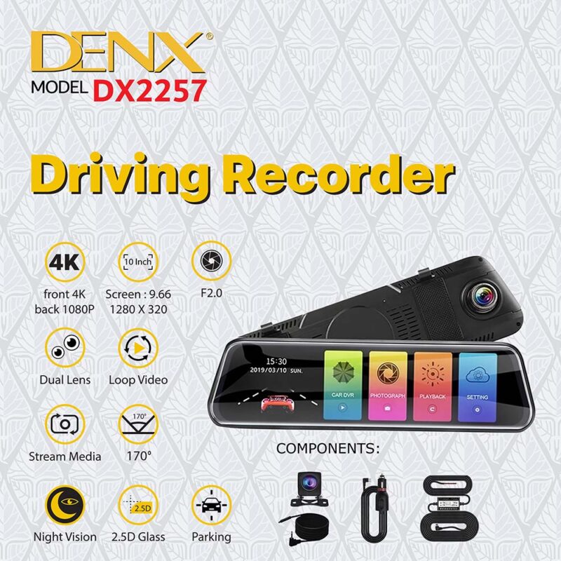 DX2257 - 4K Dash cam