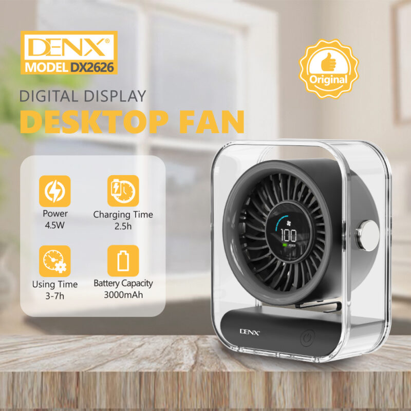 DX2626 - Digital display desktop fan