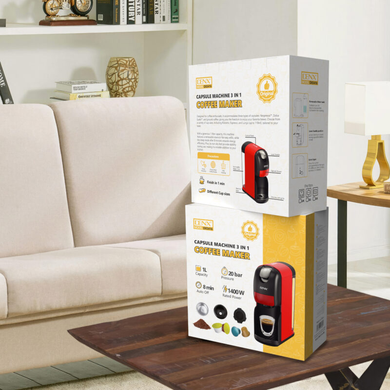 DX3416 - 3 in1 Capsule Machine / 3 in 1 coffee maker