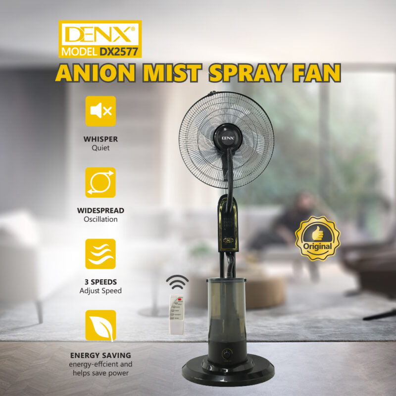 DX2577 - ANION MIST SPRAY FAN